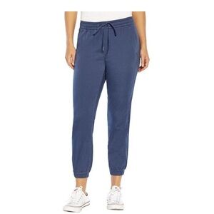 GAP Blue Cotton Blend High Rise Cargo Joggers Women's Pull on Drawstring  Medium